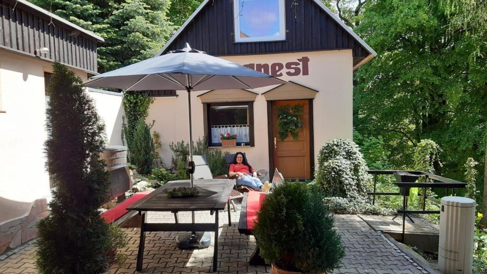 Bergnest Bungalow Bad Gottleuba Esterno foto